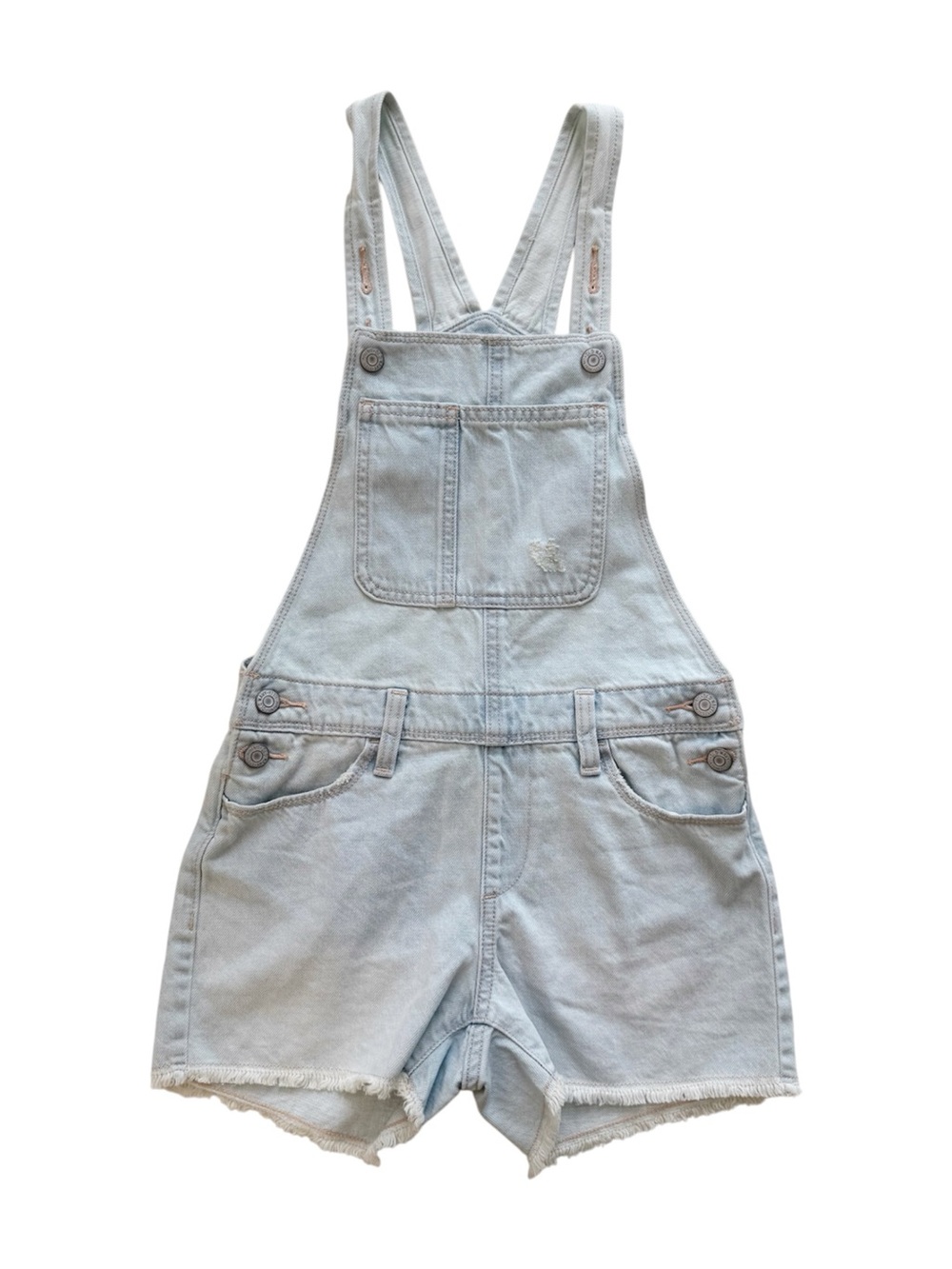 Old Navy Denim Overall Shorts Size 10/12